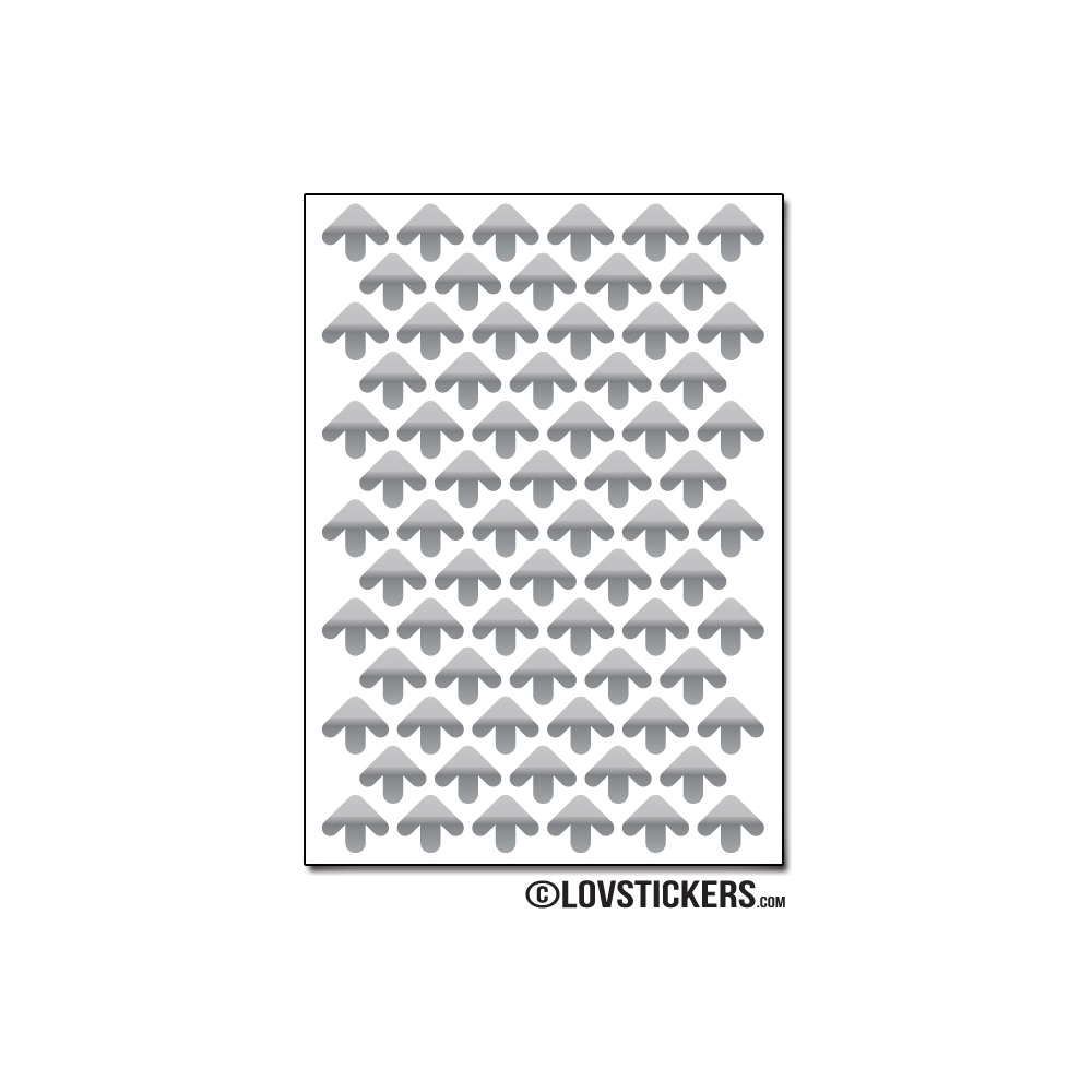 120 Flèches 2 cm - Gommette Deco - Repositionnable