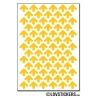 576 Flèches 1 cm - Motif 5 - Gommette Deco Repositionnable