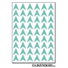 576 Flèches 1 cm - Motif 5 - Gommette Deco Repositionnable