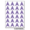 432 Flèches 1,5 cm - Motif 6 - Gommette Deco Repositionnable