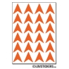 432 Flèches 1,5 cm - Motif 6 - Gommette Deco Repositionnable