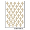 400 Flèches 1 cm - Gommette Deco - Repositionnable