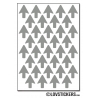400 Flèches 1 cm - Gommette Deco - Repositionnable