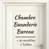 Sticker Porte pour la Maison - Typographie 01