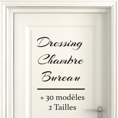 Sticker Porte pour la Maison - Typographie 04 Sticker Porte pour la Maison - Typographie 04