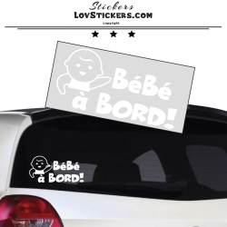 Sticker Bébé à Bord! - Bébé - Sécurité enfant voiture