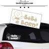 Sticker Bébé à Bord! - Bébé - Sécurité enfant voiture