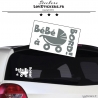 Sticker Bébé à Bord poussette - Sécurité enfant voiture