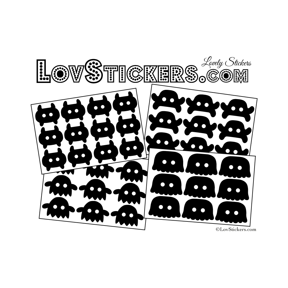 48 Monstres Méchants 3 à 5 cm - Serie 01 48 Monstres Méchants 3 à 5 cm - Serie 01