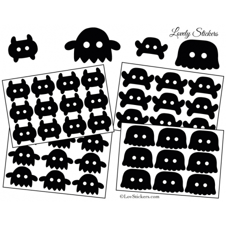 39 Monstres Gentils 3 à 5 cm - Serie 02