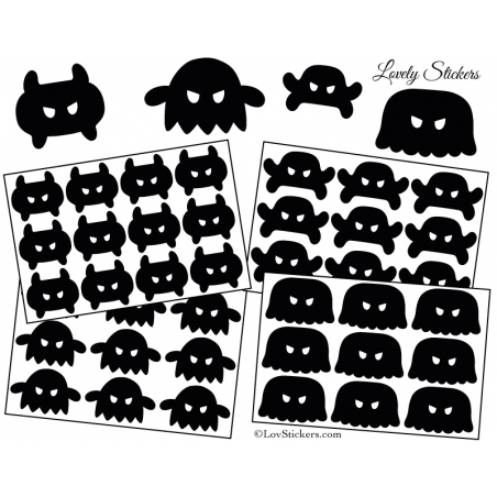 39 Monstres Méchants 3 à 5 cm - Serie 02