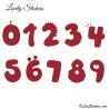 Stickers Chiffres - 10 Numeros Fantaisies pour enfants