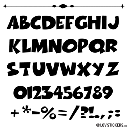 Stickers texte personnalisable