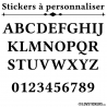 Sticker Voiture publicité panneau et vitrine - Adhesif en vinyle