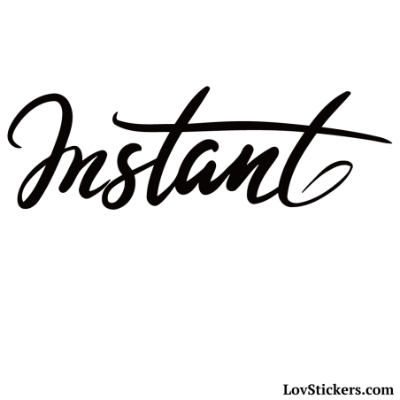 Sticker instant