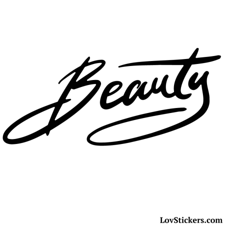 Autocollant Beauty Fashion