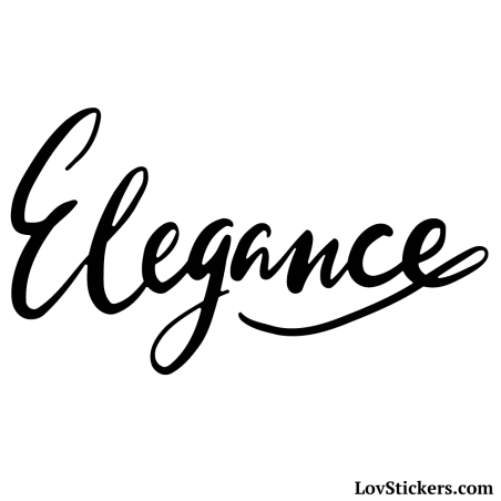 Stickers Welcome calligraphique