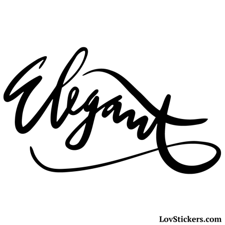 Autocollant Fashion Elegant