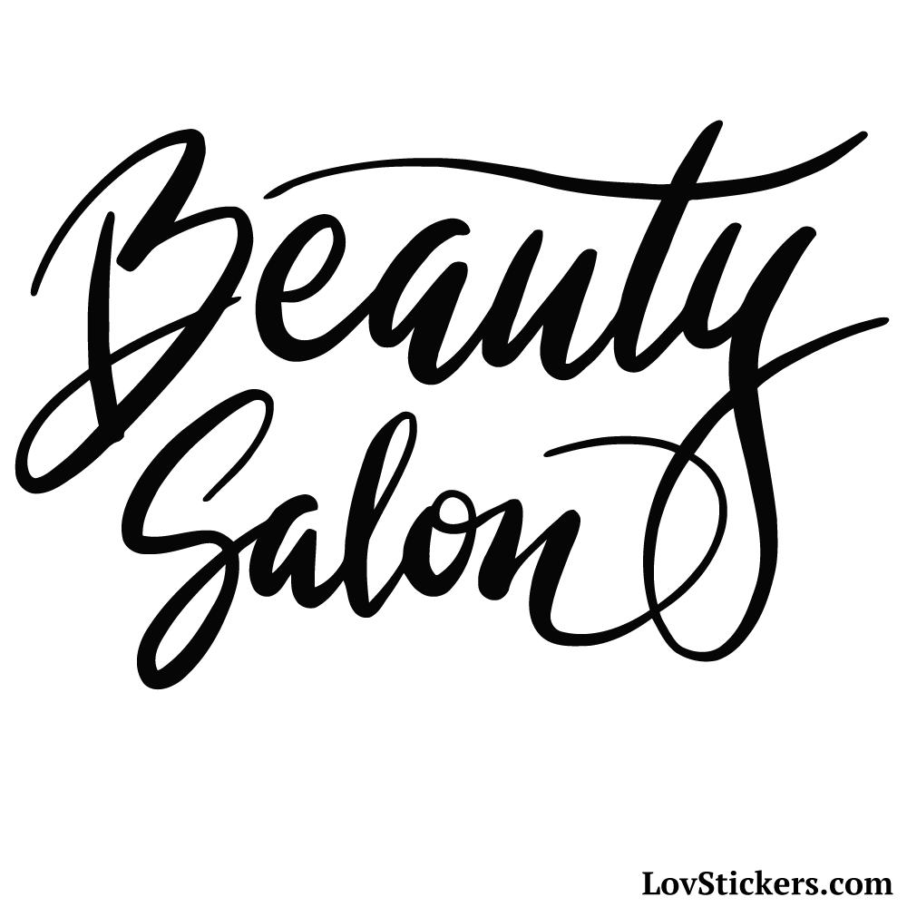Stickers Salon de Beauté