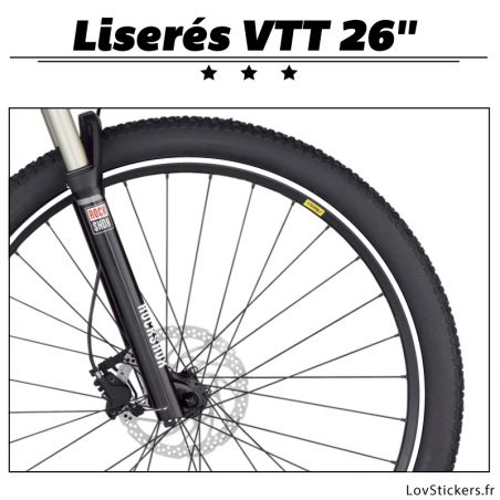 Liseret pour VTT - Kit de liseret pour la décoration des roues de VTT. Liseret pour VTT - Kit de liseret pour la décoration des roues de VTT.