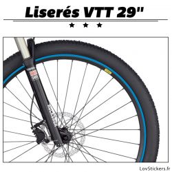 Liseret pour VTT 29 pouces - Kit de liseret pour la décoration des roues de VTT.