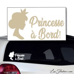 Sticker Princesse à Bord !