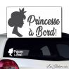 Sticker Princesse à Bord !