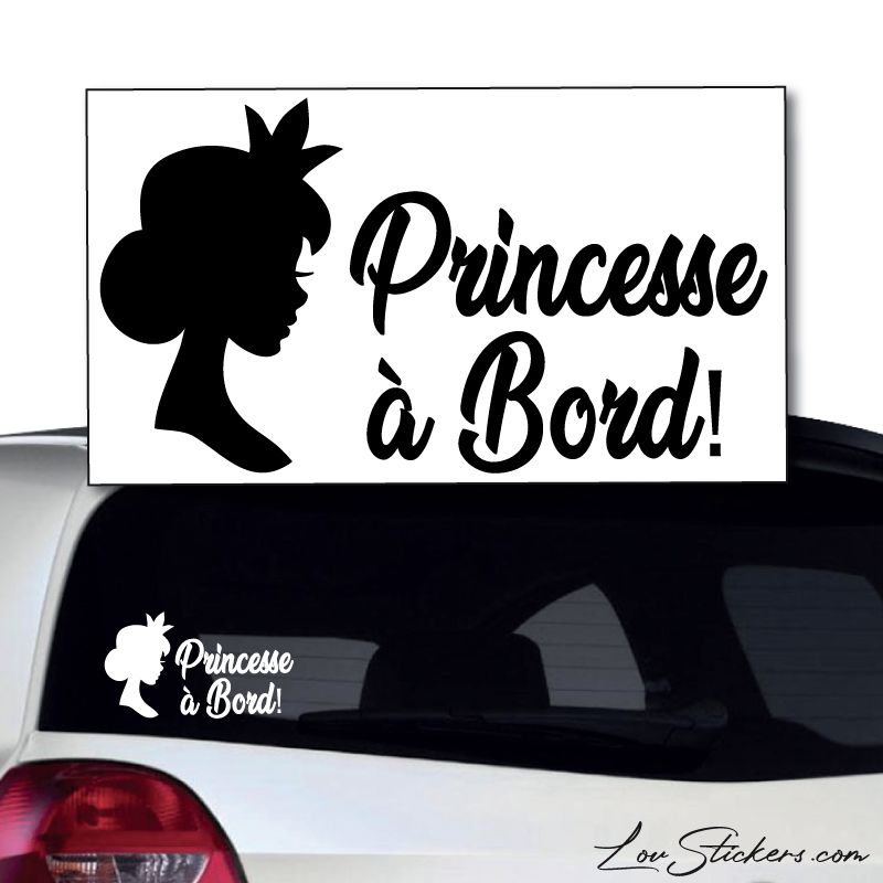 Sticker Princesse à Bord !