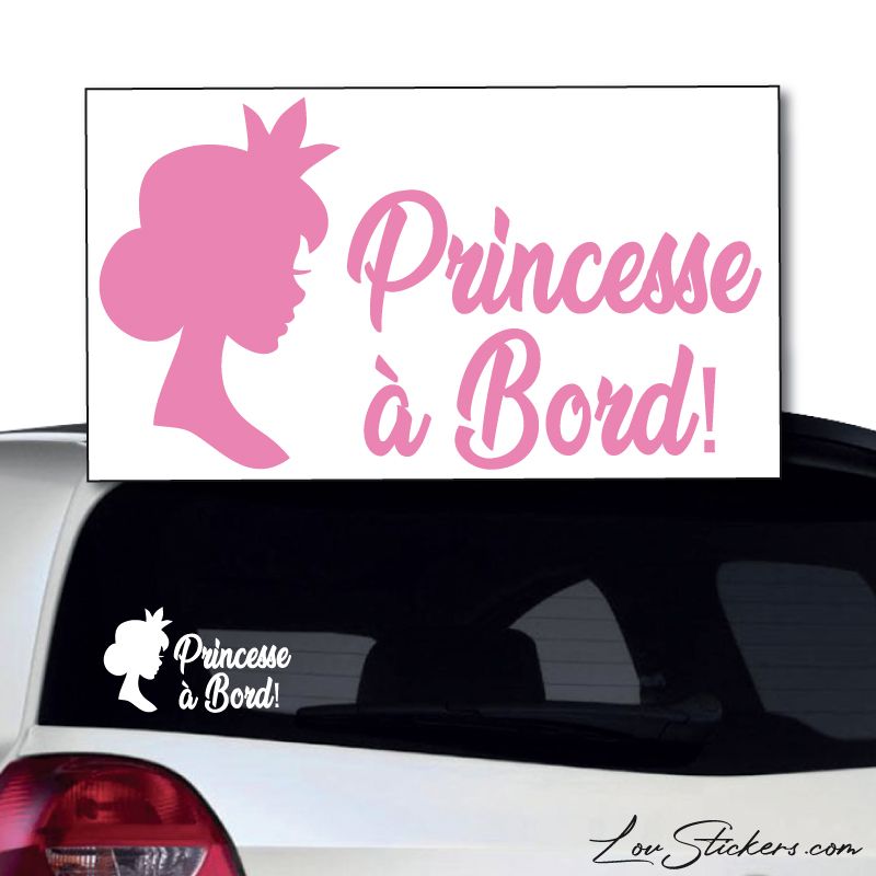 Sticker Princesse à Bord !