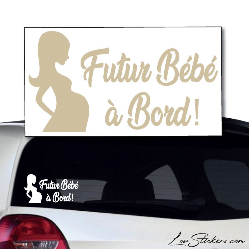 Sticker Futur Bébé à Bord