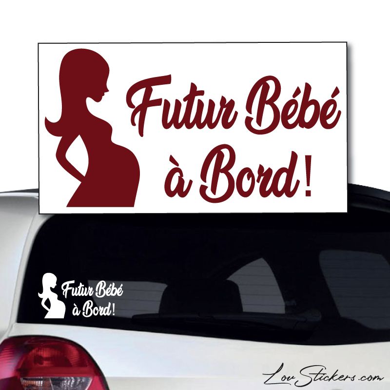 Sticker Futur Bébé à Bord