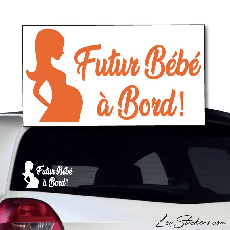 Sticker Futur Bébé à Bord