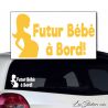 Sticker Futur Bébé à Bord 02