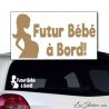 Sticker Futur Bébé à Bord 02