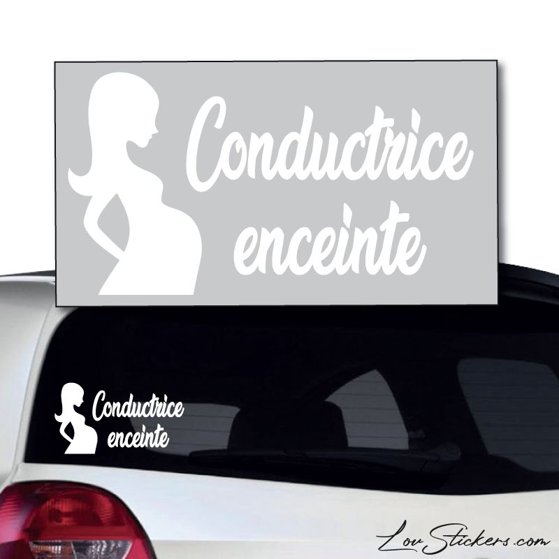 Sticker Conductrice Enceinte