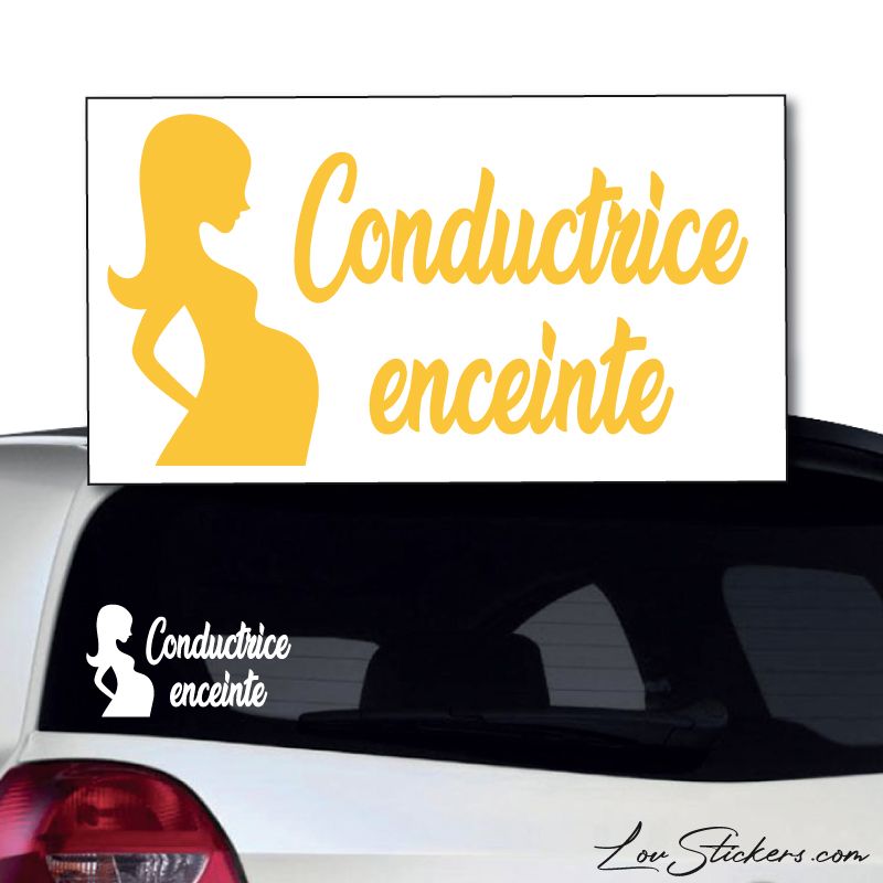 Sticker Conductrice Enceinte