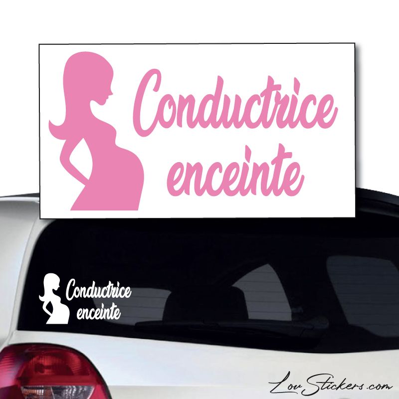 Sticker Conductrice Enceinte