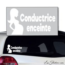 Sticker Conductrice Enceinte 02