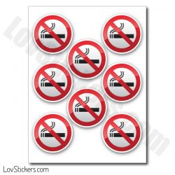 Autocollant De Signalisation Interdit De Fumer Autocollant De Signalisation Interdit De Fumer