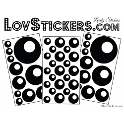 44 Stickers de decoration style année 80 pop art - Sticker mural