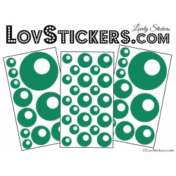 44 Stickers de decoration style année 80 pop art - Sticker mural