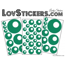 44 Stickers de decoration style année 80 pop art - Sticker mural