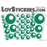 44 Stickers de decoration style année 80 pop art - Sticker mural