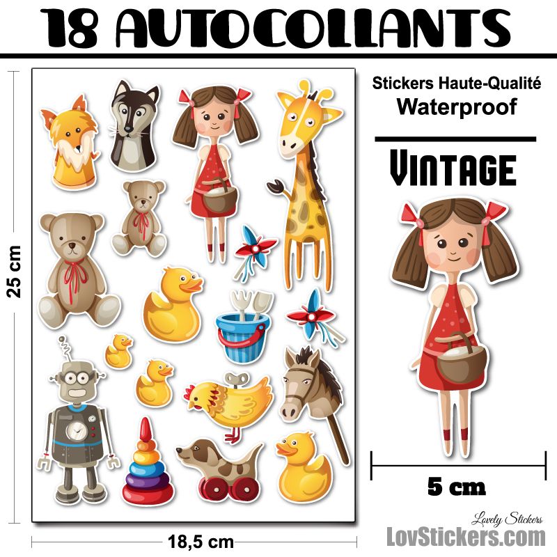 Kit Vintage décoration pour enfants Kit Vintage décoration pour enfants