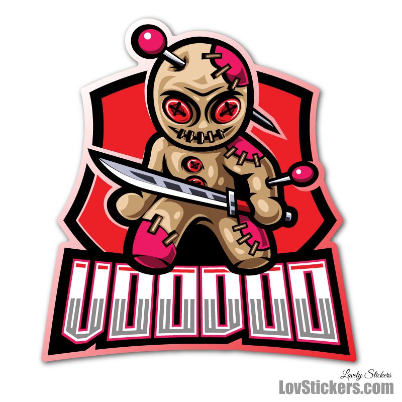 4 Stickers eSport Voodoo 4 Stickers eSport Voodoo