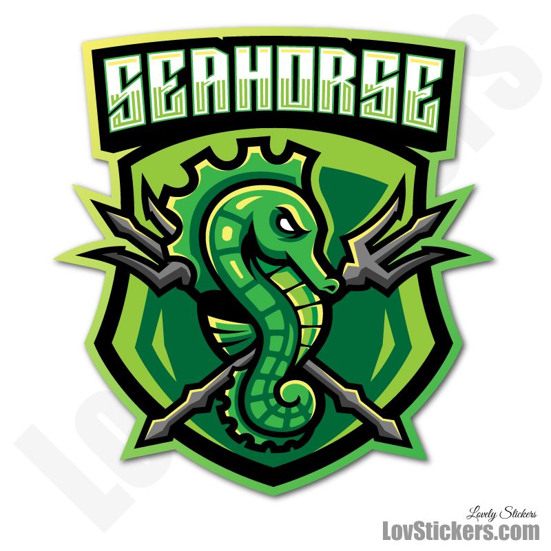 4 Stickers eSport Hippocampe 4 Stickers eSport Hippocampe