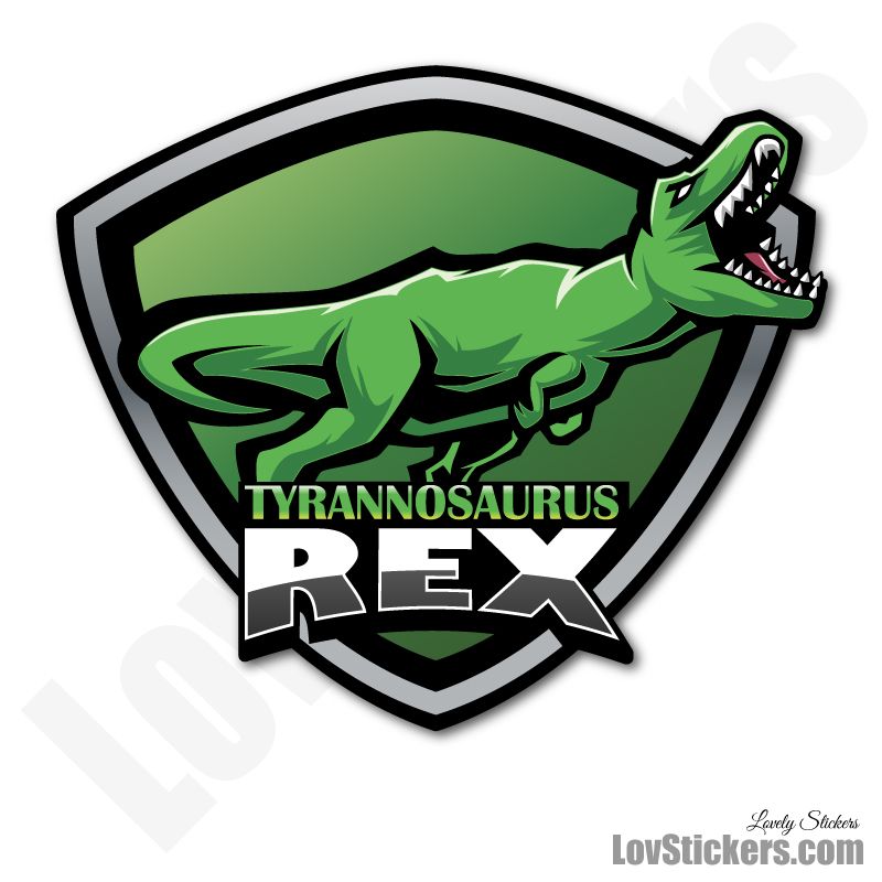 4 Stickers eSport Dino Rex 4 Stickers eSport Dino Rex