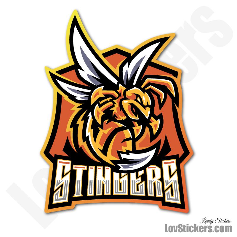 4 Stickers eSport Abeille 4 Stickers eSport Abeille