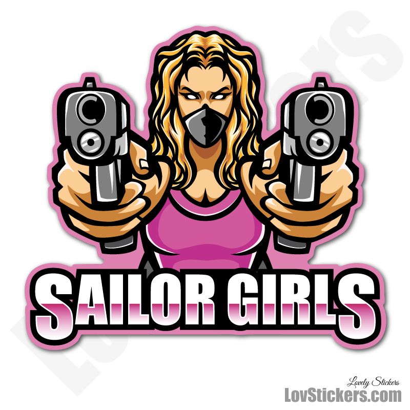6 Stickers eSport Sailor Girls 6 Stickers eSport Sailor Girls