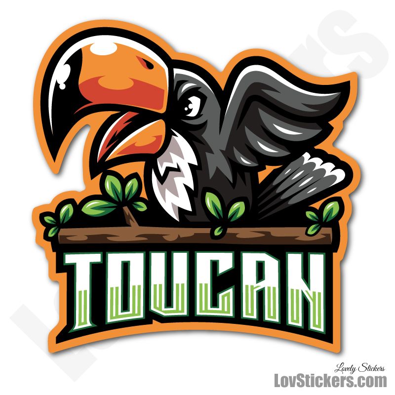4 Stickers eSport Toucan 4 Stickers eSport Toucan